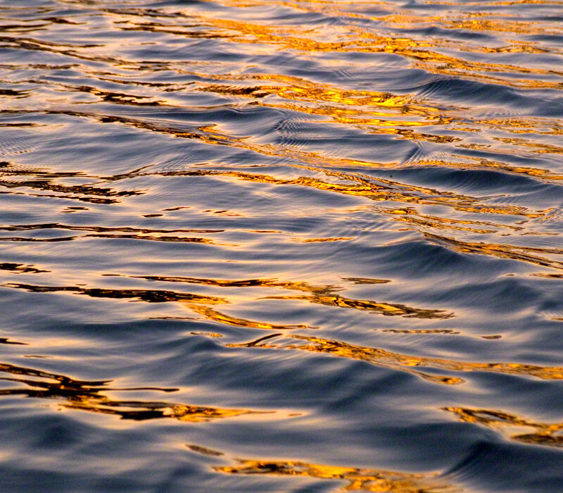 Sunset Reflections on the Water