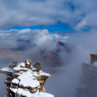 Snowstorm in the Grand Canyon