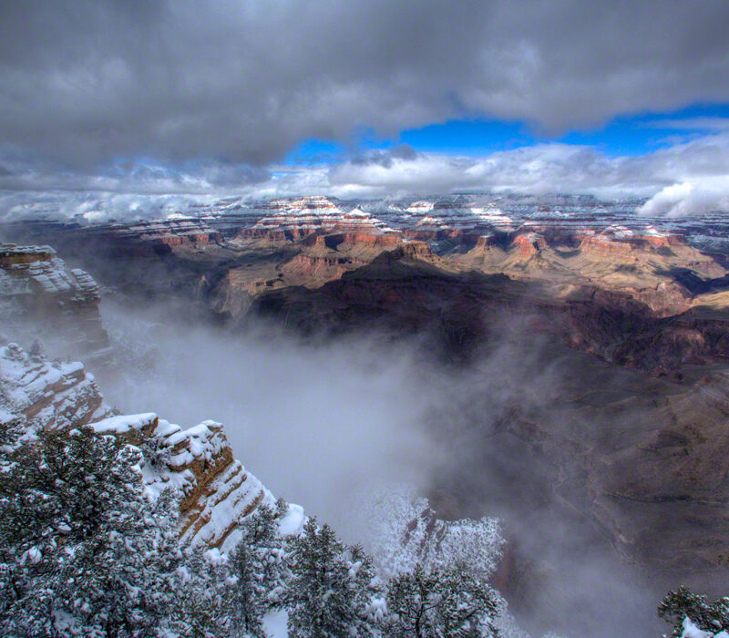 Grand Canyon and Snow