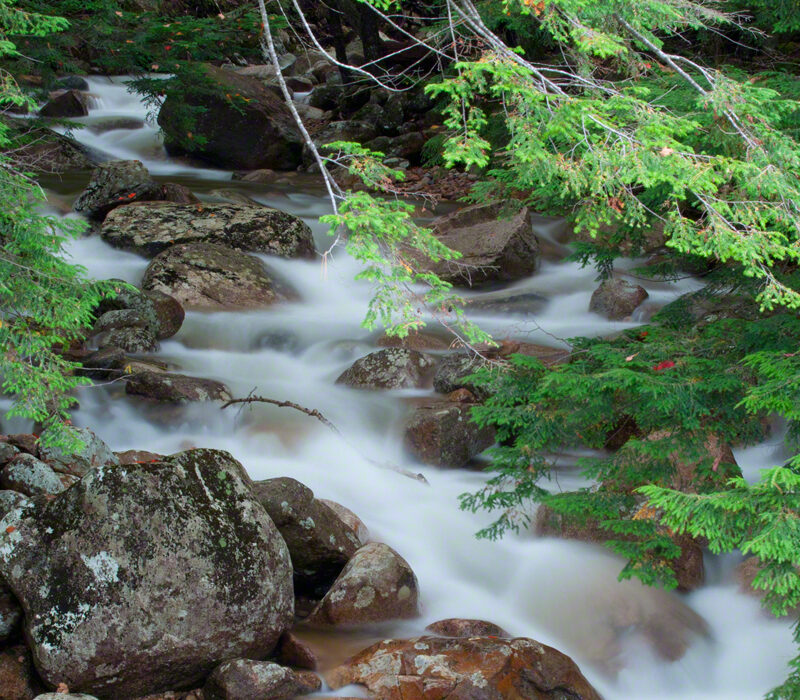 Stream in the White Mountains, New Hampshire