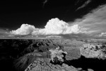 Thunderstorm Over the Grand Canyon (B&W)
