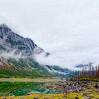 At Medicine Lake, Banff National Park
