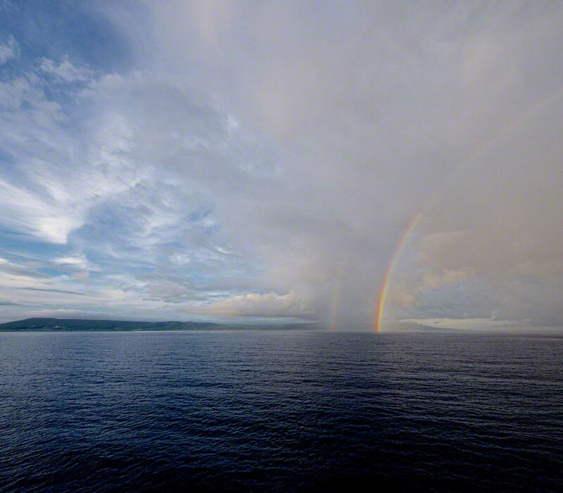 Rainbow at Falmouth, Jamaica