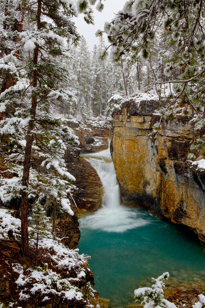Waterfall on Beauty Creek, Jasper Natl Park, Canada