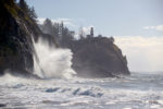 Wave at Cape Disappointment Lighthouse Wave at Cape Disappointment Lighthouse