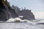 Wave at Cape Disappointment Lighthouse Wave at Cape Disappointment Lighthouse