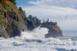 Wave at Cape Disappointment Lighthouse Wave at Cape Disappointment Lighthouse