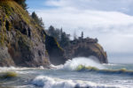 Wave at Cape Disappointment Lighthouse Wave at Cape Disappointment Lighthouse
