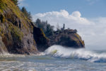 Wave at Cape Disappointment Lighthouse Wave at Cape Disappointment Lighthouse