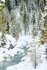 Snow on the Payette River Snow on the Payette River
