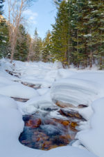 Snow on Little Cottonwood Creek Snow on Little Cottonwood Creek