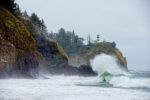 Wave at Cape Disappointment Lighthouse Wave at Cape Disappointment Lighthouse