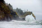 Wave at Cape Disappointment Lighthouse Wave at Cape Disappointment Lighthouse