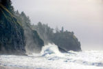 Wave at Cape Disappointment Lighthouse Wave at Cape Disappointment Lighthouse