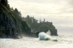 Wave at Cape Disappointment Lighthouse Wave at Cape Disappointment Lighthouse