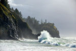 Wave at Cape Disappointment Lighthouse Wave at Cape Disappointment Lighthouse