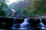 Waterfall at Glade Creek Grist Mill