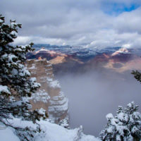 Grand Canyon and Snow