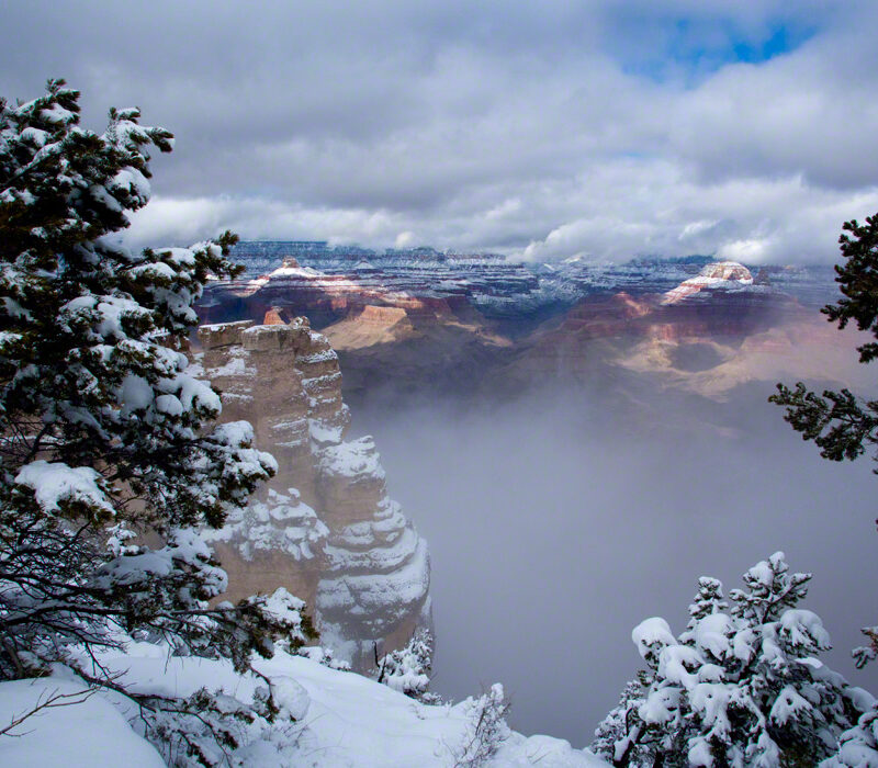 Grand Canyon and Snow