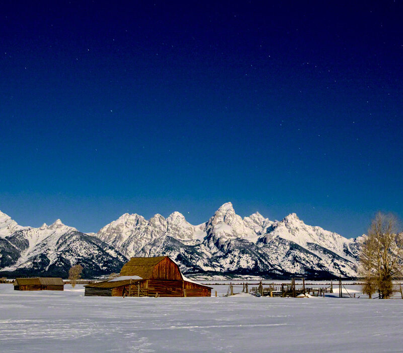 Grand Tetons by Moonlight