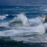 Crashing Waves at Cape Kiwanda