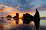 Sunset at Bandon Beach