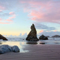 Sunset at Bandon Beach