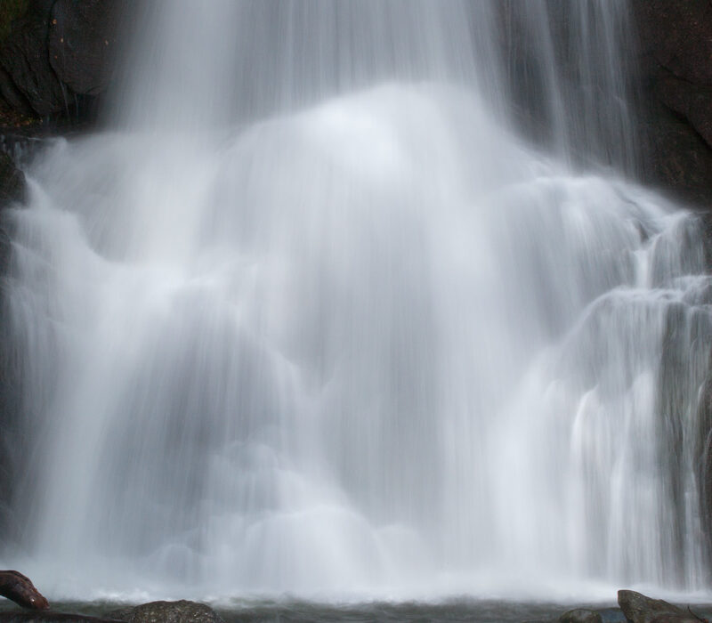 close-up photo of Moss Glen Falls, Vermont