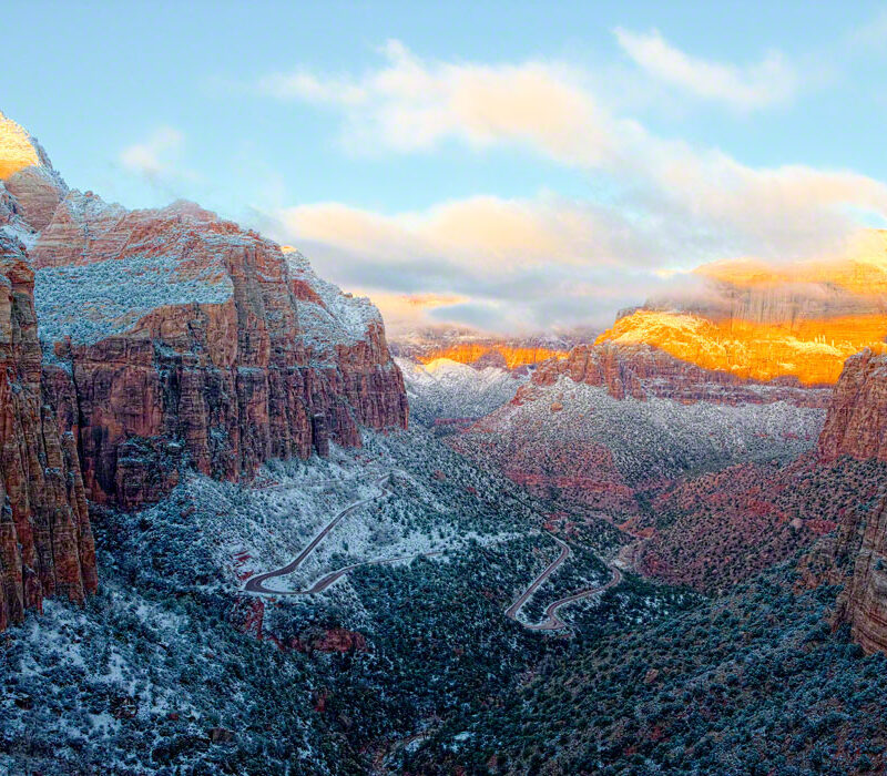 Tunnel View (Zion) at Sunrise