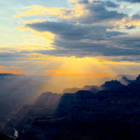 North Rim, Grand Canyon, at Sunset