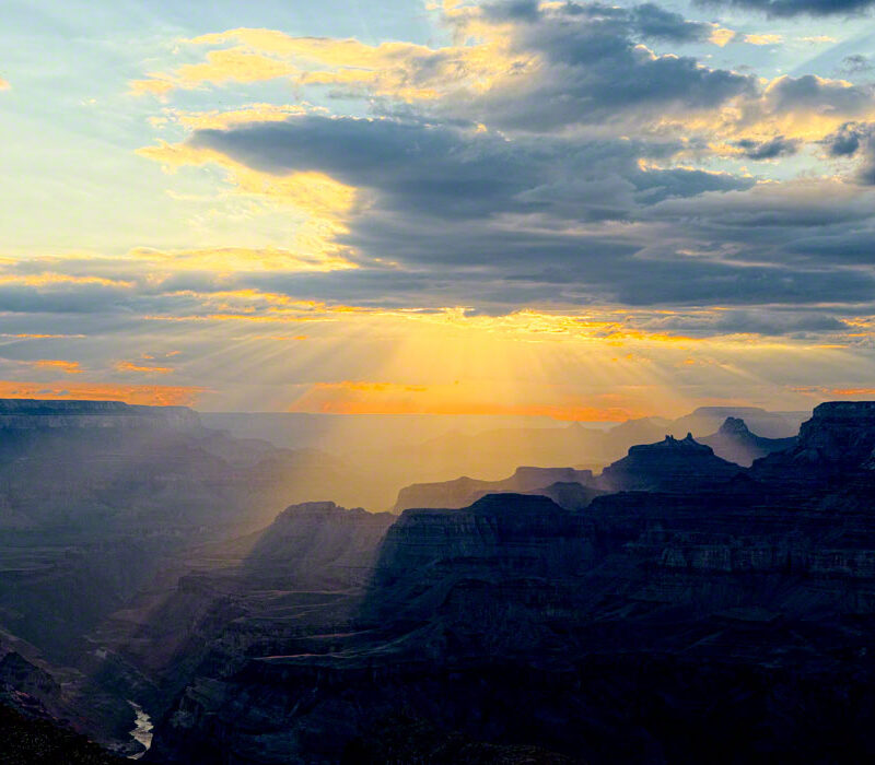 God Beams over the Grand Canyon