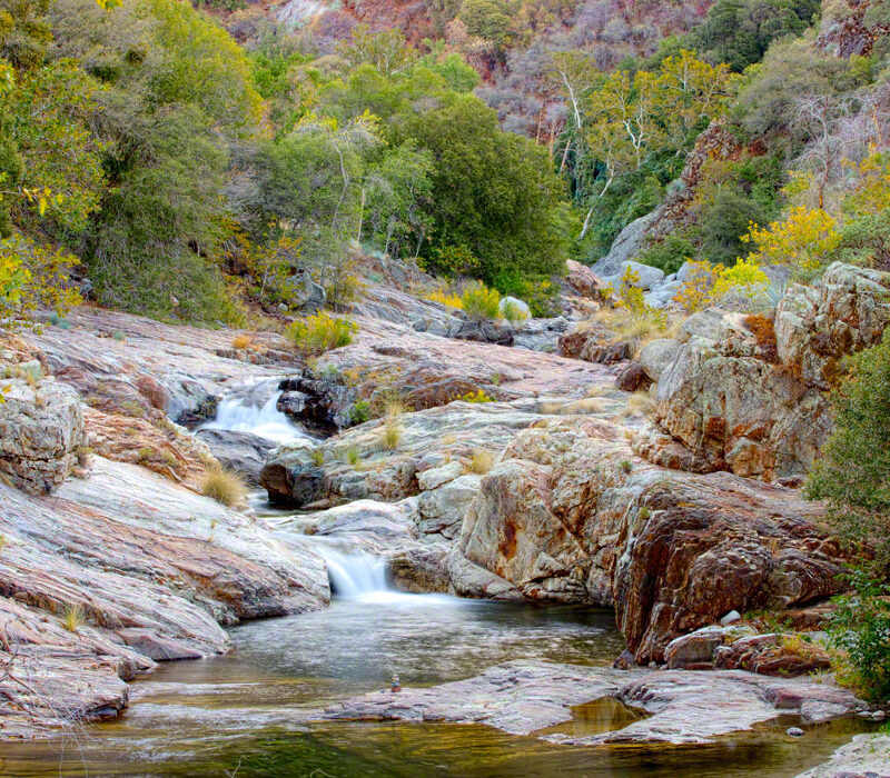 Waterfall on the Middle Fork Kaweah River, California