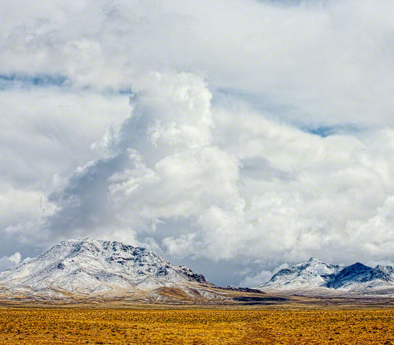 Clearing Snowstorm in Nevada