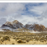 Clearing Snowstorm in the Mohave Desert, Nevada