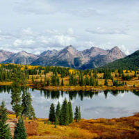 Backlit Aspen, Colorado