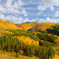 Fall Color At the Molas Pass Viewpoint, Colorado
