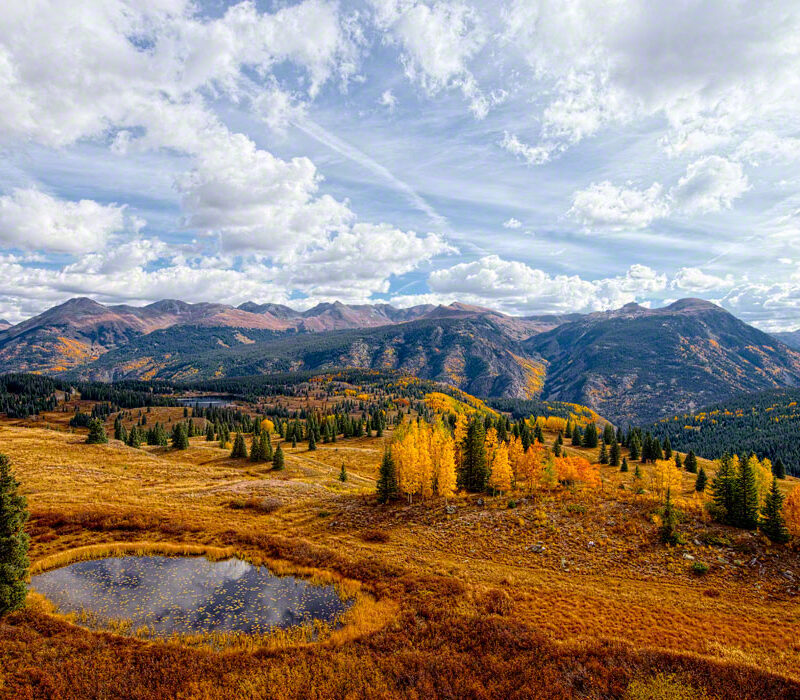 Fall Color At the Molas Pass Viewpoint, Colorado