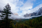 Clouds Rolling Into Yosemite Valley