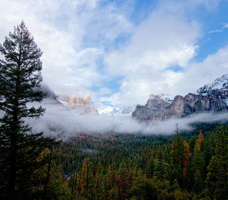 Clouds Rolling Into Yosemite Valley
