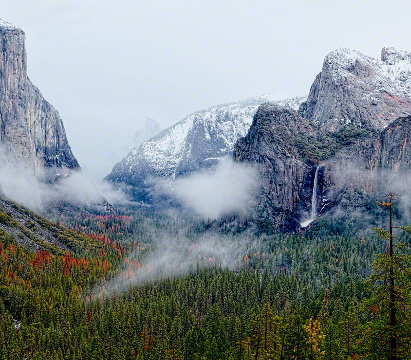 Clearing Snowstorm in Yosemite Valley