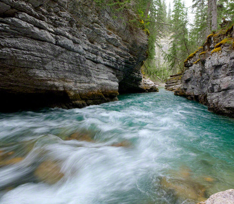 Maligne River, Jasper National Park, Canada