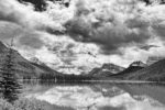 Waterfowl Lake, Banff National Park B&W