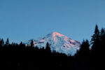 First Light on Mt Rainier, Washington