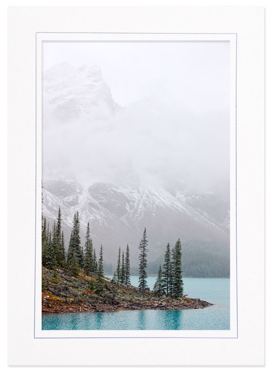 Clearing Snowstorm at Moraine Lake, Banff Natl Park, Canada