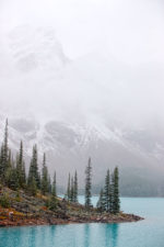 Clearing Snowstorm at Moraine Lake, Banff Natl Park, Canada