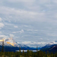 Morning Mist on Waterfowl Lake, Banff Natl Park, Canada