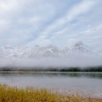 Morning Light Over Mistaya Lake, Banff Natl Park, Canada