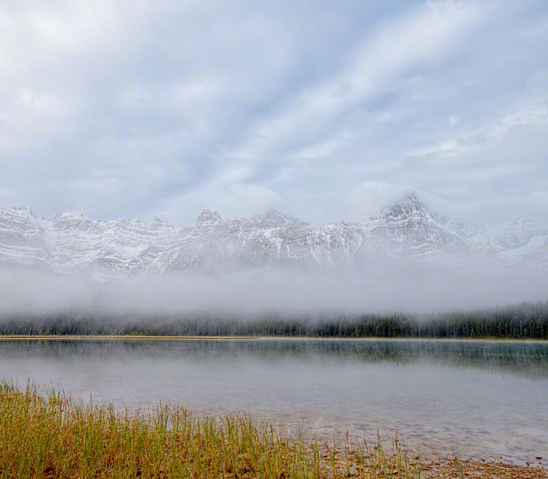 Morning Mist on Waterfowl Lake, Banff Natl Park, Canada