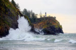 Wave at Cape Disappointment Lighthouse, Washington