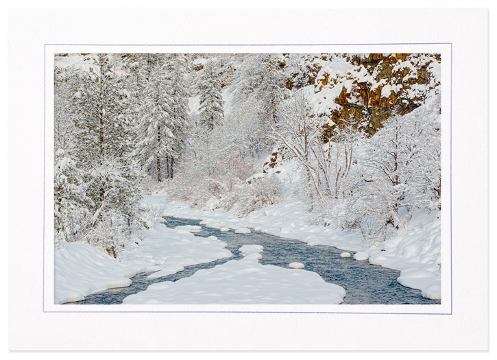 Snow on the Tieton River